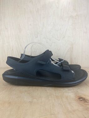 CROCS Swiftwater Expedition Black Water Trail Sport Sandals Men’s Size 13